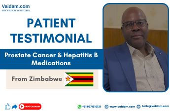Mr. Elias Kwande from Zimbabwe Gets Successful Prostate Cancer & Hepatitis B Care in India